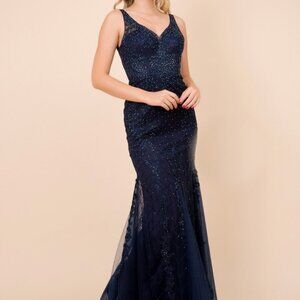 Sweetheart Neck Sequined Mermaid Dress NXA398